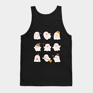 Cute ghost boo crew Tank Top